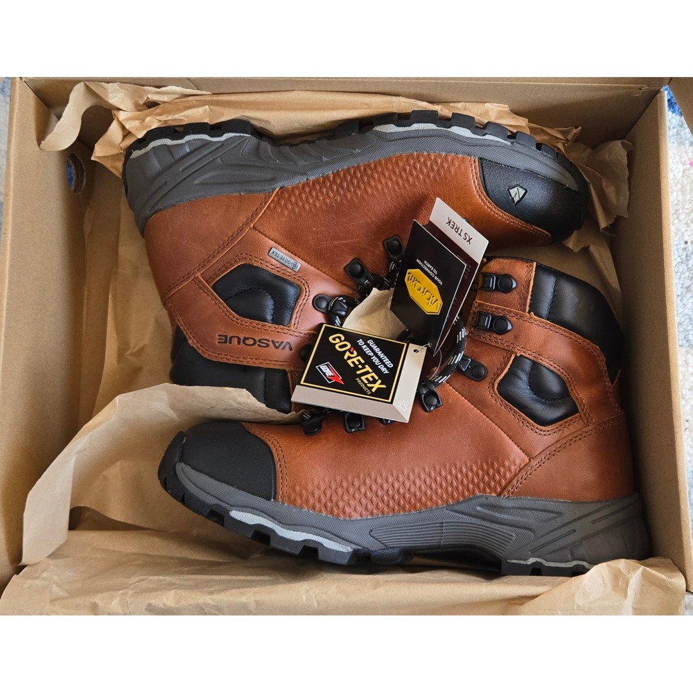 Vasque St. Elias FG GTX‎ Womens Hiking Boots Brown Leather Waterproof7145 Size 7